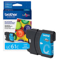 New, Pre-Owned - Brother LC61 Cyan Ink Cartridge