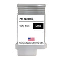 U.S. Remanufactured for Canon PFI-103MBK 130ml Matte Black Ink Cartridge