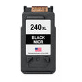 U.S. Remanufactured for Canon PG-240XL Black MICR High Yield Ink Cartridge