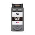 U.S. Remanufactured for Canon PG-50 Black MICR Ink Cartridge