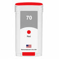 U.S. Remanufactured for HP 70 130-ml (C9456A) Red Ink Cartridge
