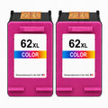 Remanufactured HP 62XL Tri-Color Ink Twin Pack (C2P07AN)
