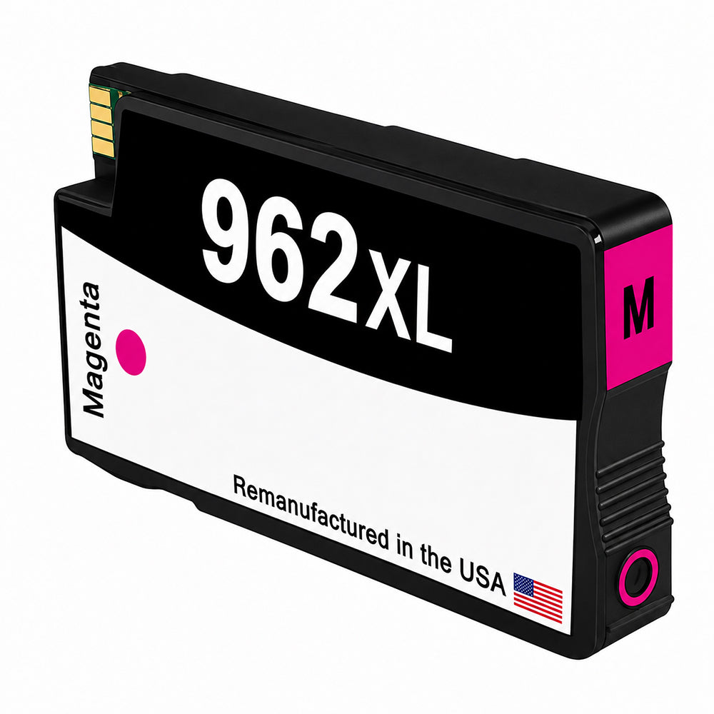 HP 962XL Magenta Remanufactured Ink Cartridge (3JA01AN)