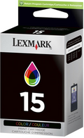 New, Pre-Owned - Lexmark No#15 (18C2110) Color Ink Cartridges