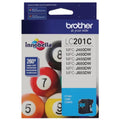 New, Pre-Owned - Brother LC201 Cyan Ink Cartridges