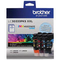 New, Pre-Owned - Brother LC3033 Extra High Yield Cyan, Magenta, Yellow Ink Cartridge