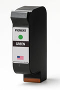 U.S. Remanufactured TIJ Pigment Green Thermal Inkjet Cartridge