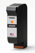 U.S. Remanufactured TIJ Pigment Orange Thermal Inkjet Cartridge