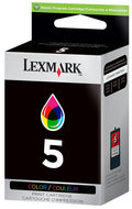 New, Pre-Owned - Lexmark NO.5 (18C1960) Ink Cartridge, Tri-Color